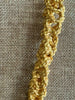 Japanese Metallic Golden Metallic Fiber Necklace- 34" (Edo Yatsu Spirals)