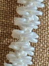 Long White Wedding Orchid Lei Necklace - 29"