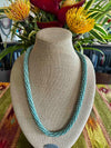 Luster Turquoise Picasso Dragon Scales Necklace (Smooth)  - 30"/31"