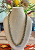 Matte Khaki Metallic Dragon Scales Lei - (31-33")