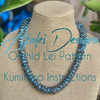 Kumihimo Pattern -"Glass Beaded Hawaiian Orchid Lei" PDF (Marudai or Disk)