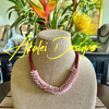 Pink Picasso Mini Daggers "Sea Urchin" Necklace Lei - 21”