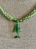 Humpback Whale Green Focal Bead Necklace  - 34"