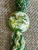 Humpback Whale Green Focal Bead Necklace  - 34"