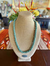 Luster Turquoise Picasso Dragon Scales Necklace (Random)  - 33"