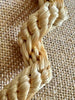 Kumihimo Fiber with Wheat Colored Necklace Lei and Hat Band - 20"