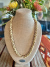 Picasso Yellow Dragon Scales Necklace (with 6/0 ends)  - 33"